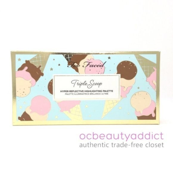 Too Faced Triple Scoop Highlighting Palette - Picture 1 of 5